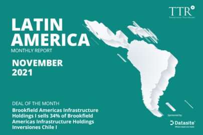 La adquisición del 34% de Brookfield Americas Infrastructure Holdings Chile I, asesorada por Barros & Errázuriz, fue destacada como Deal of the Month por TTR